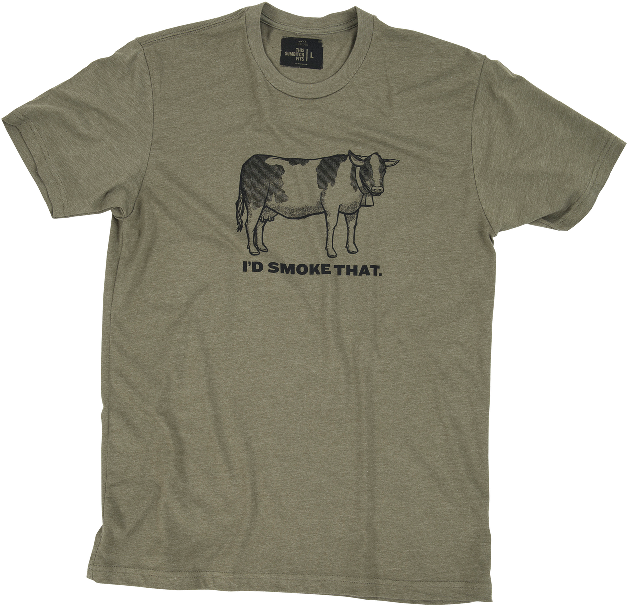 Traeger Grills I'd Smoke That Cow T Shirt App219 Large - T-shirt (1280x1280), Png Download