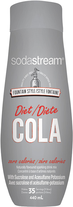 Classics - Diet Cola - Sodastream Classics - Diet Cola (440ml) (1000x887), Png Download