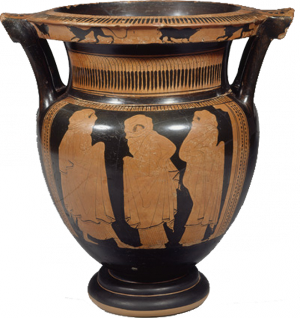 069 Mh1913 1 B S Ii Sm-41660 - Greek Vase Veiled Women (600x637), Png Download