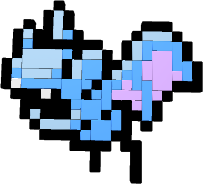 Pokemon Zubat - Pixel Art Pokemon Zubat (768x768), Png Download