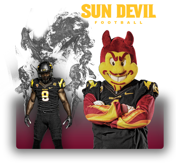 Arizona State University - Ncaa Arizona State Sun Devils Secondary Logo Static (600x609), Png Download