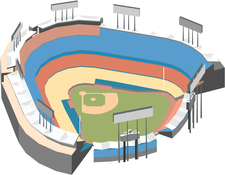 Interactive-image - Dodger Stadium Cartoon (940x600), Png Download