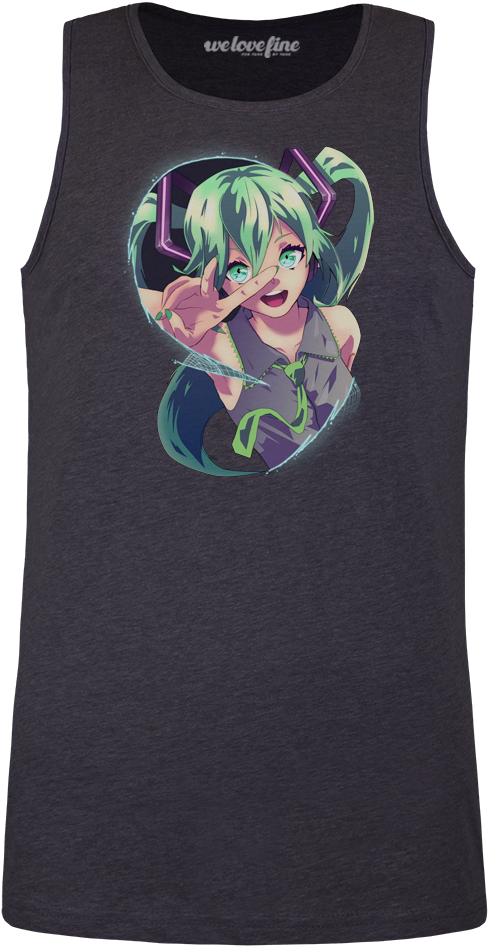 Loading Hatsune Miku (1000x1000), Png Download