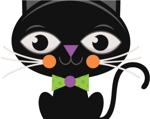 Black Cat Clipart - Clip Art (640x480), Png Download