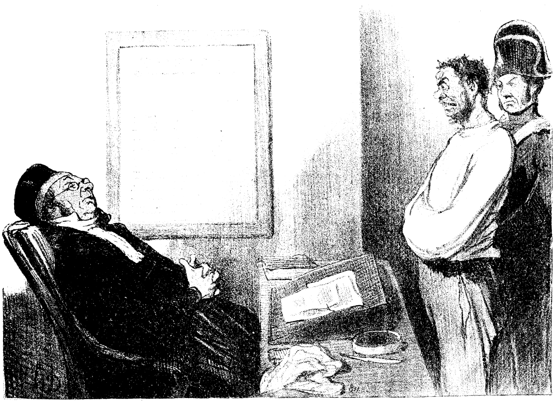 Mh 16 Daumier D035 Gens De Justice - Daumier Vous Aviez Faim (1894x1368), Png Download