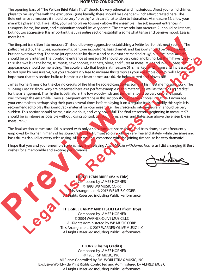 At The Movies With James Horner Thumbnail - Dark Horse Arr Victor Lopez (864x1152), Png Download