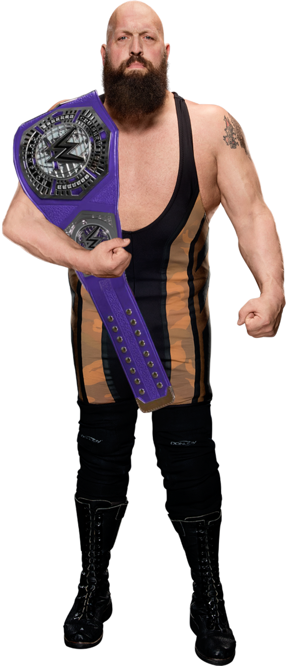 Cw Champion - Big Show Now And Then (586x1365), Png Download