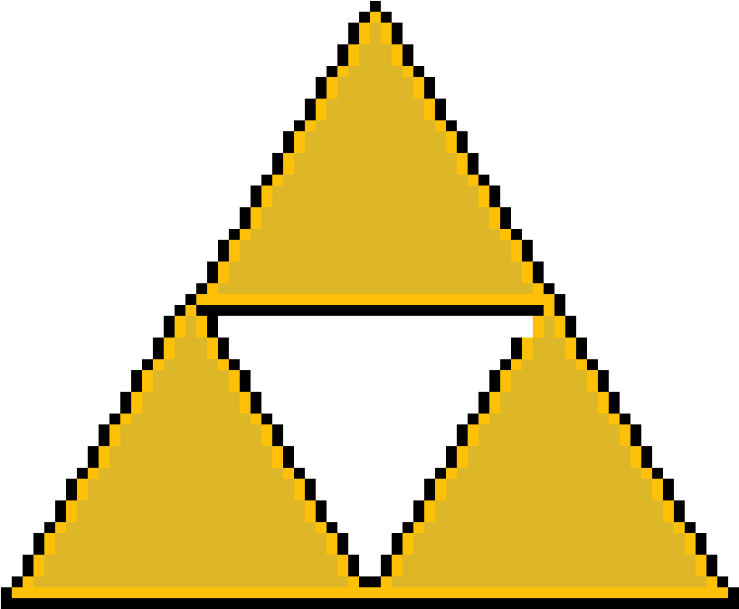 Triforce Drawing Yellow Svg Transparent Stock - Drawing (1200x1200), Png Download