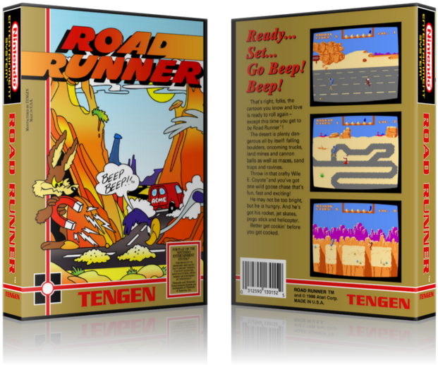 Nes Tengen13 Roadrunner Retail Nesspine Replacement - Book Cover (800x578), Png Download