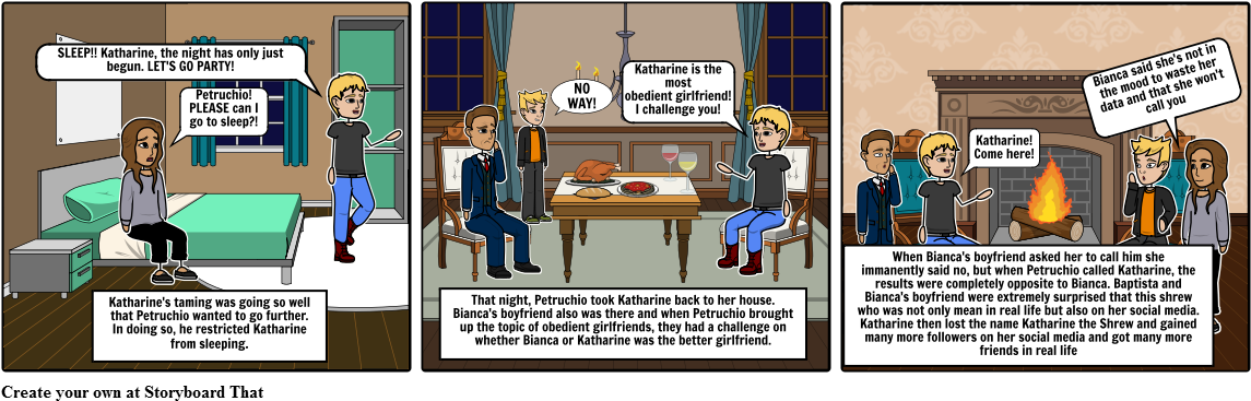 Taming Da Shrew - Cartoon (1164x385), Png Download