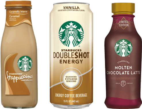 Starbucks Frappuccino, Latte Or 15oz Doubleshot Product - Starbucks New Logo 2011 (720x500), Png Download