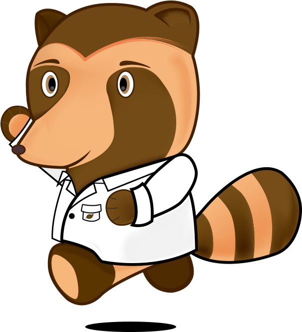 Tanooki Raised Arm - True Fit Corporation (652x696), Png Download