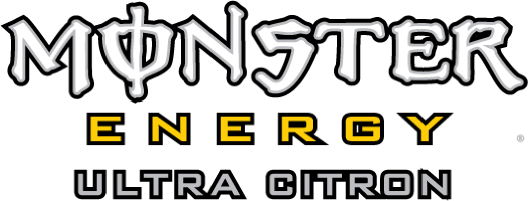 Monster Citron Is Not Named After A Funky Looking French - Monster Energy Logo Png (1051x400), Png Download