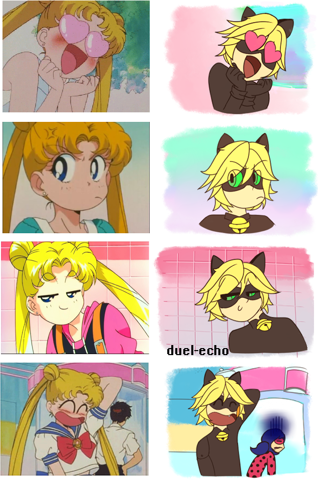 “ Miraculous Ladybug And Sailor Moon Are Very Similar - Ladybug As A Sailor Moon (644x966), Png Download