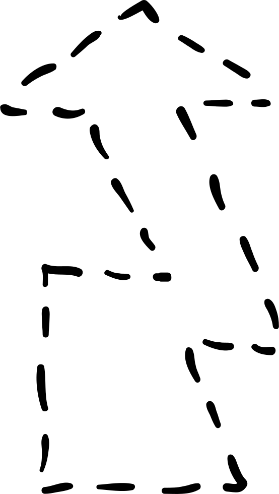 Dotted Up Arrow Comments - Arrow (554x980), Png Download