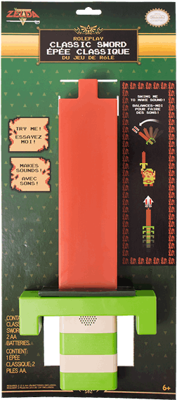 1 Of - Legend Of Zelda Classic Sword (600x600), Png Download