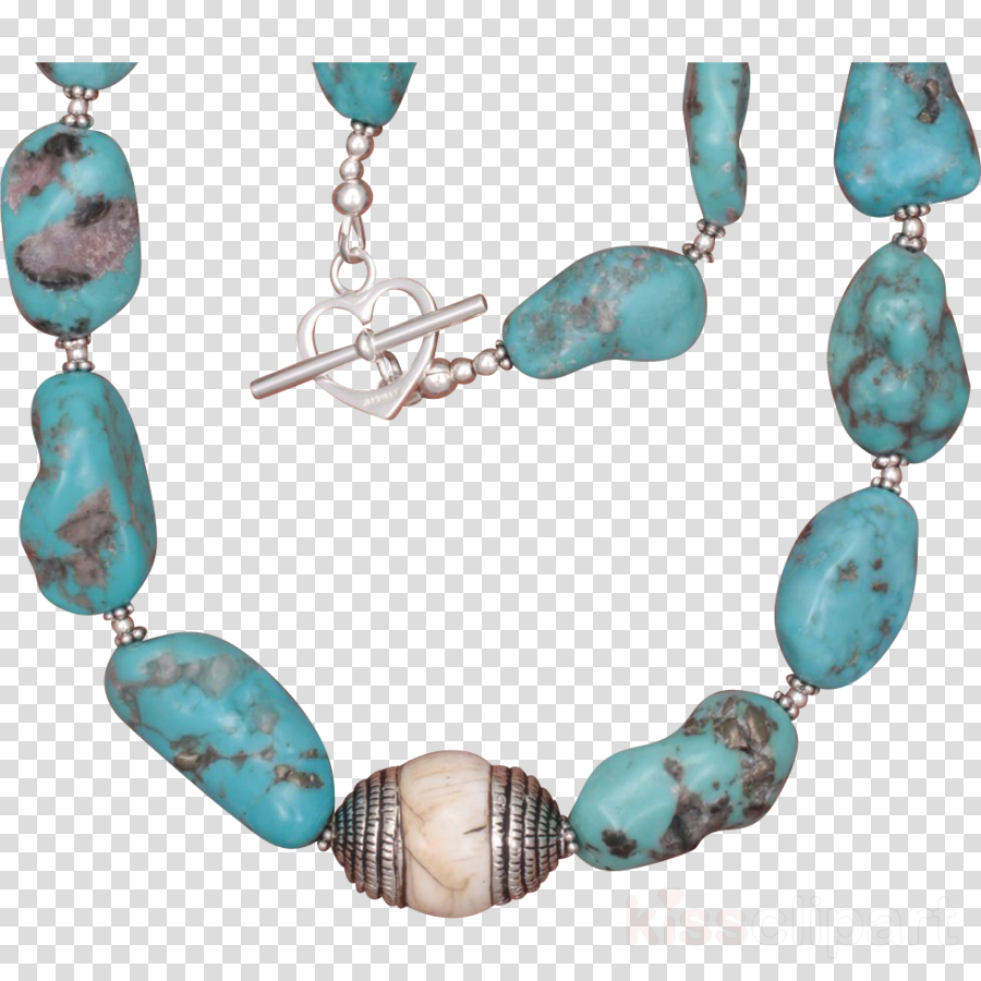 Turquoise And Conch Shell Necklace Clipart Turquoise - Turquoise And Conch Shell Necklace (900x900), Png Download
