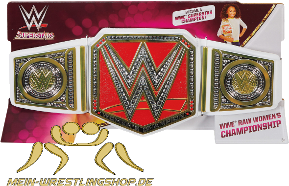 Wwe Raw Women's Championship Toy Title Belt (600x600), Png Download