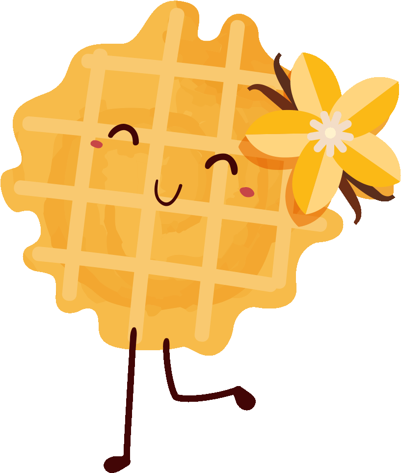 The Best Belgian Waffles - Waffle Cartoon (918x1023), Png Download