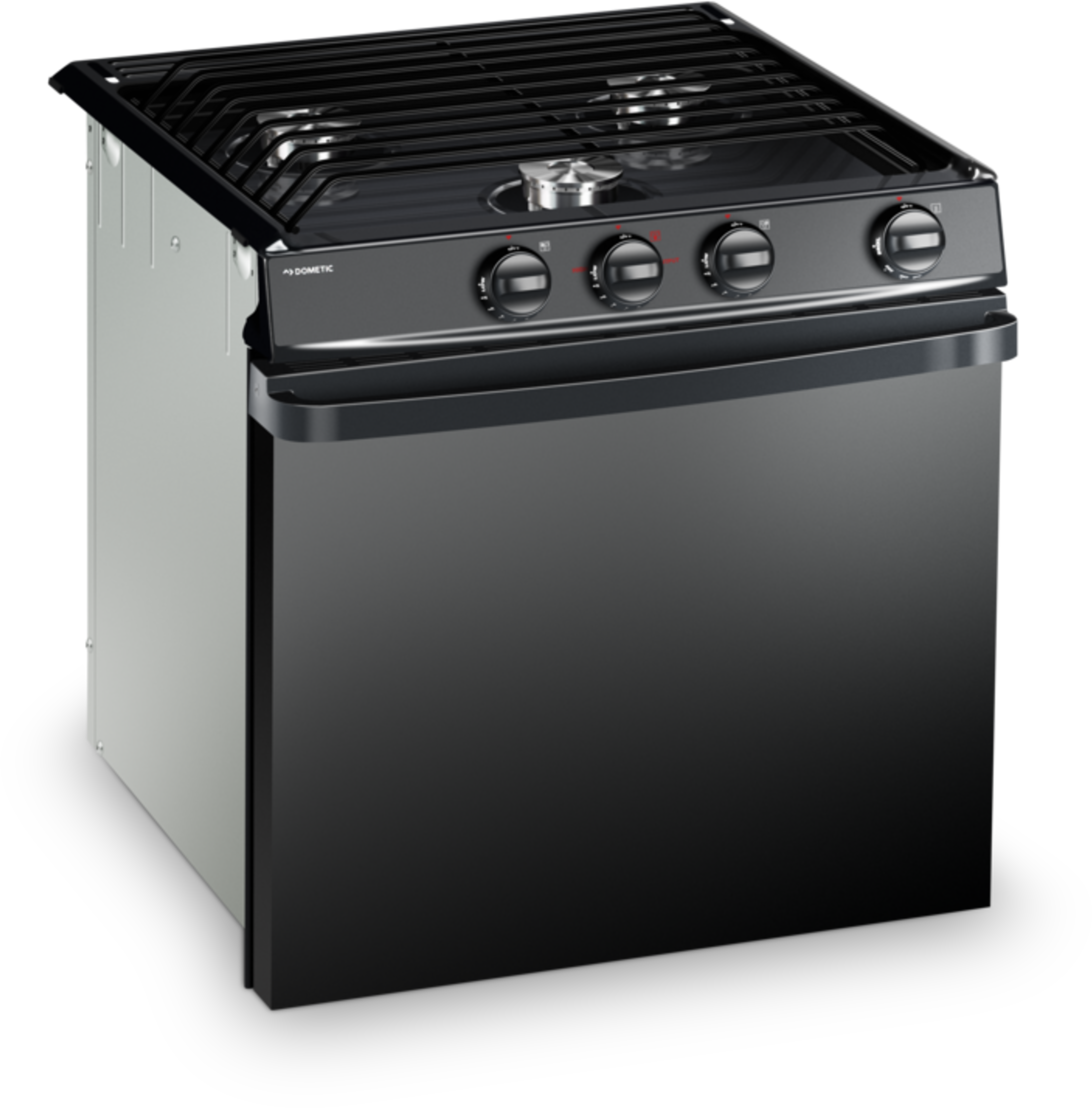 3 Burner Cooker 17" Black Door Range - Dometic (5000x5000), Png Download