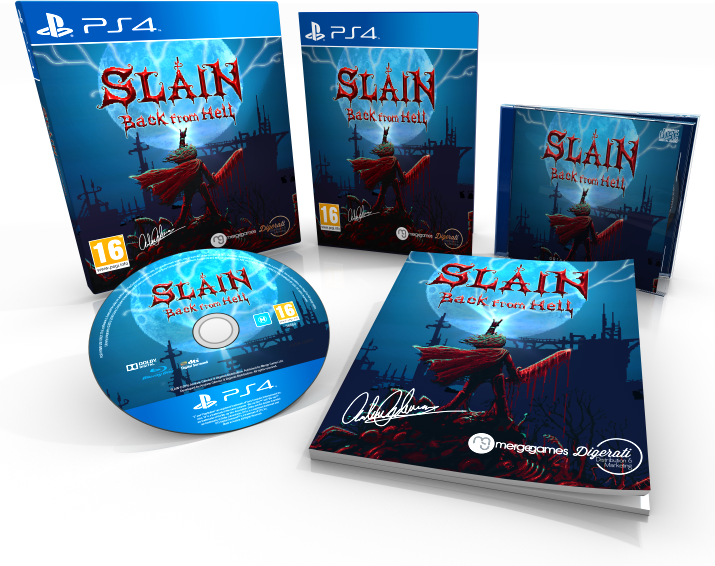 Slain Back From Hell Signature Edition - Ps4 Limited Physical Games (715x566), Png Download