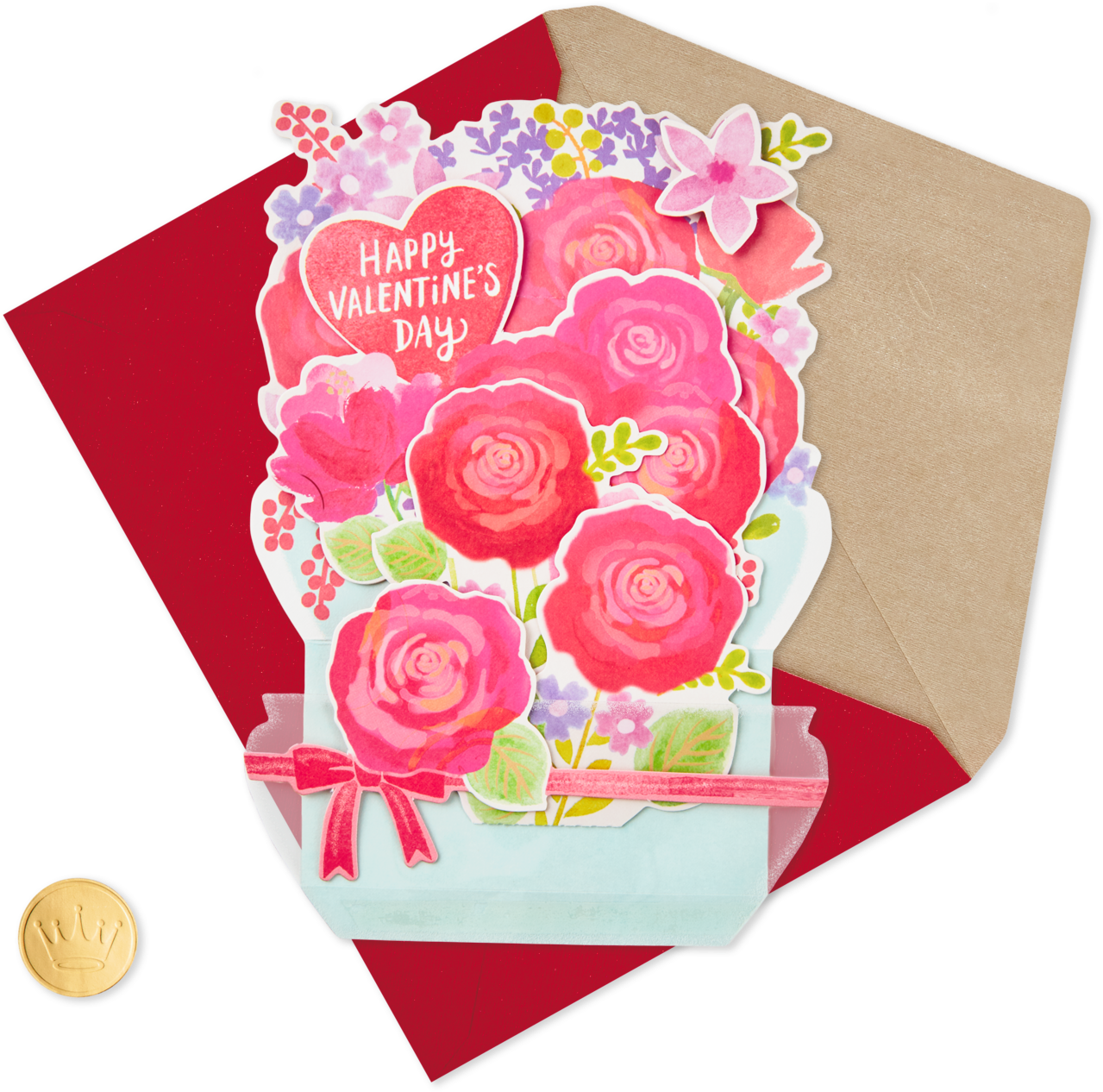 Flower Vase Pop Up Valentine's Day - Peanuts Snoopy Sons Like You Valentine's Day Card (1470x1470), Png Download