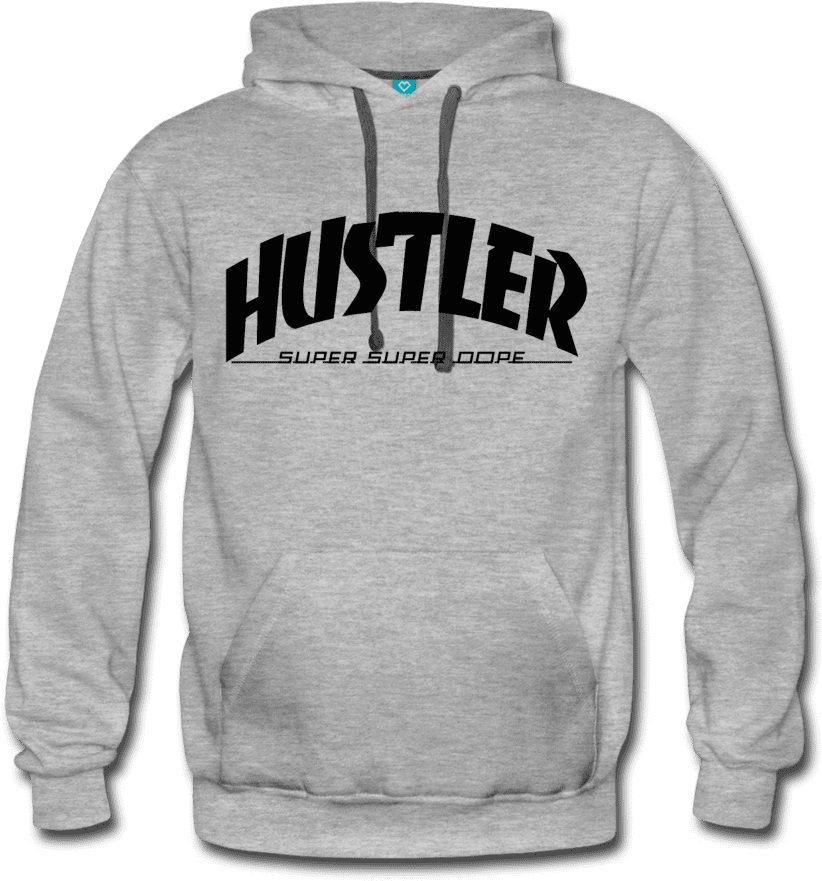 Hustler Thrasher Logo Gray Premium Hoodie - Pullover & Hoodies Hund Dogge Kampfhund Hunde (1000x1000), Png Download