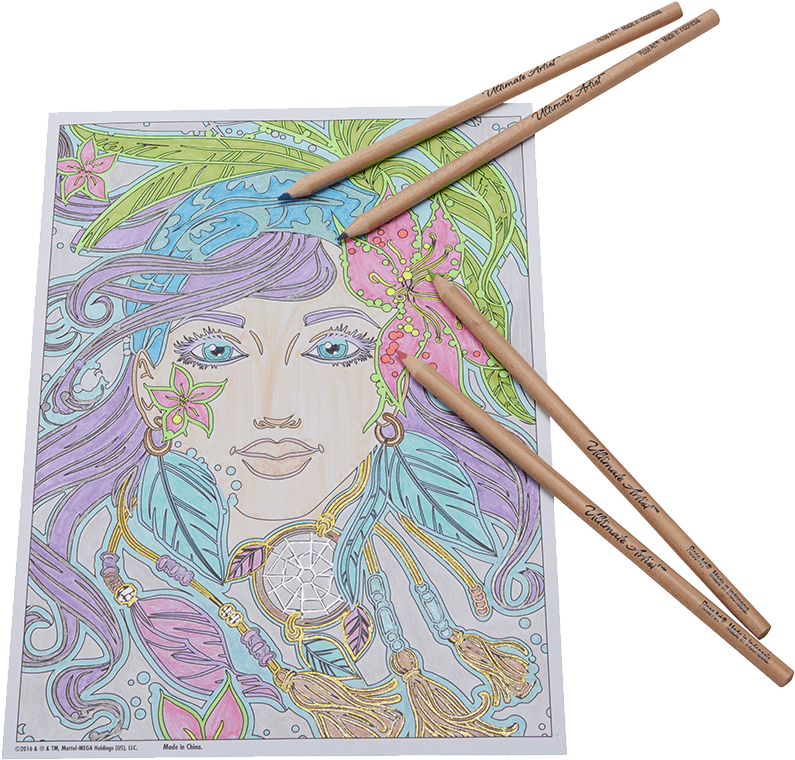Shade Drawing Colored Pencil Image Library Download - Roseart Ultimate Artist (1000x1000), Png Download