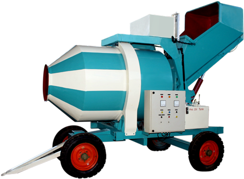 Reversible Concrete Mixer (833x376), Png Download