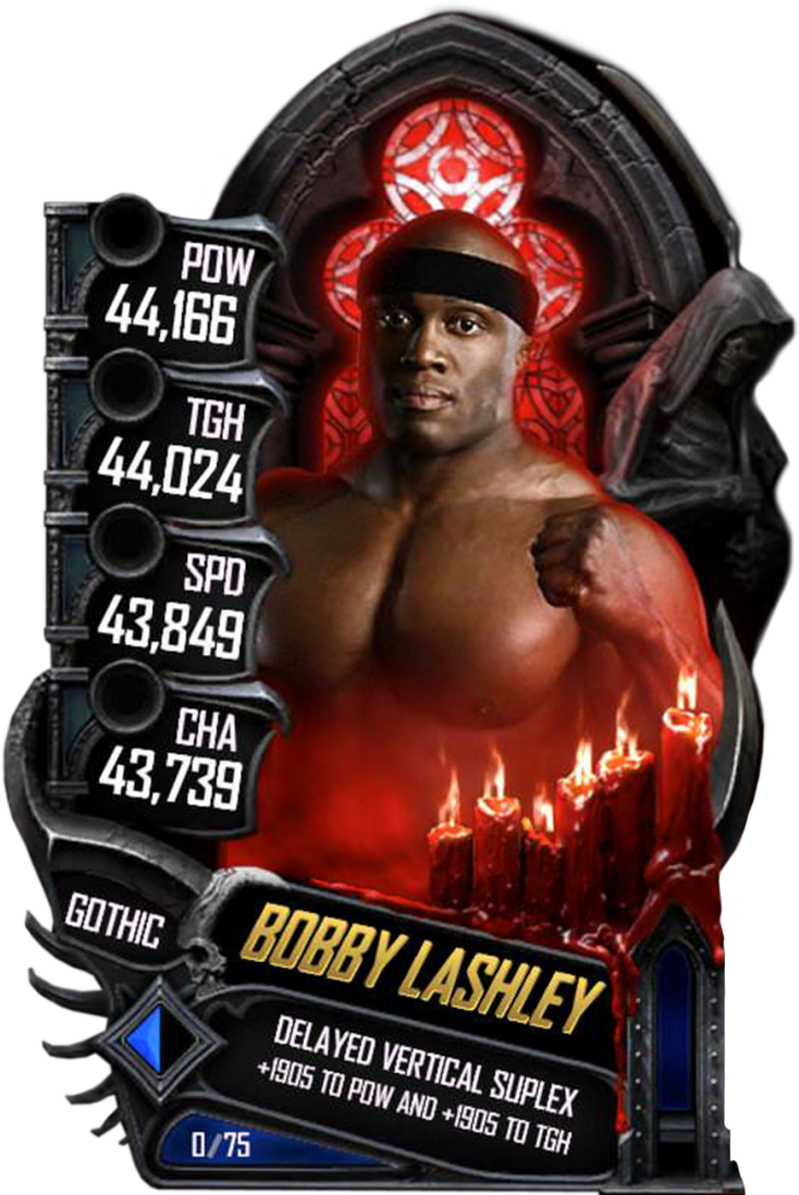 Supercard Bobbylashley S4 20 Goliath Supercard Bobbylashley - Wwe Supercard (733x1158), Png Download