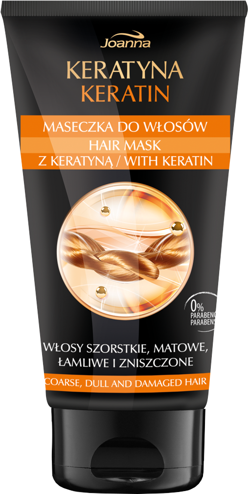 Famous Hair Extensions According To Hair Masks For - Joanna Maseczka Do Włosów Keratyna 150 G (1000x1500), Png Download