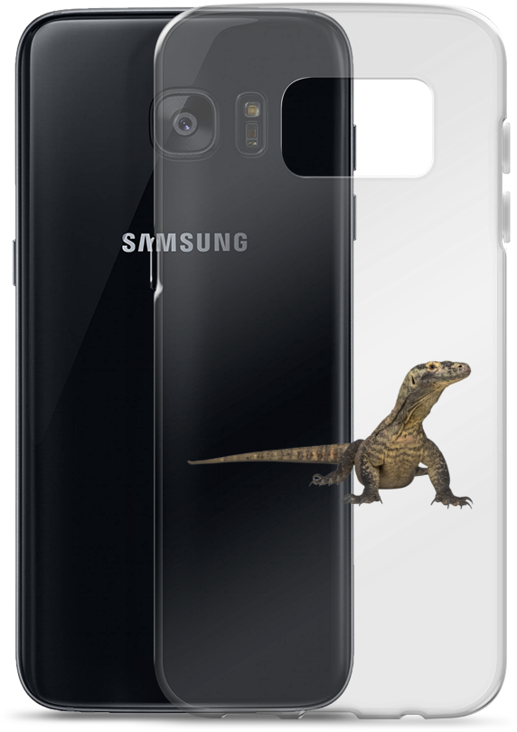 Komodo-dragon Print Samsung Case (1000x1000), Png Download