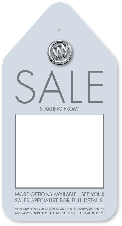Sale Vehicle Hang Tag - Car (612x792), Png Download
