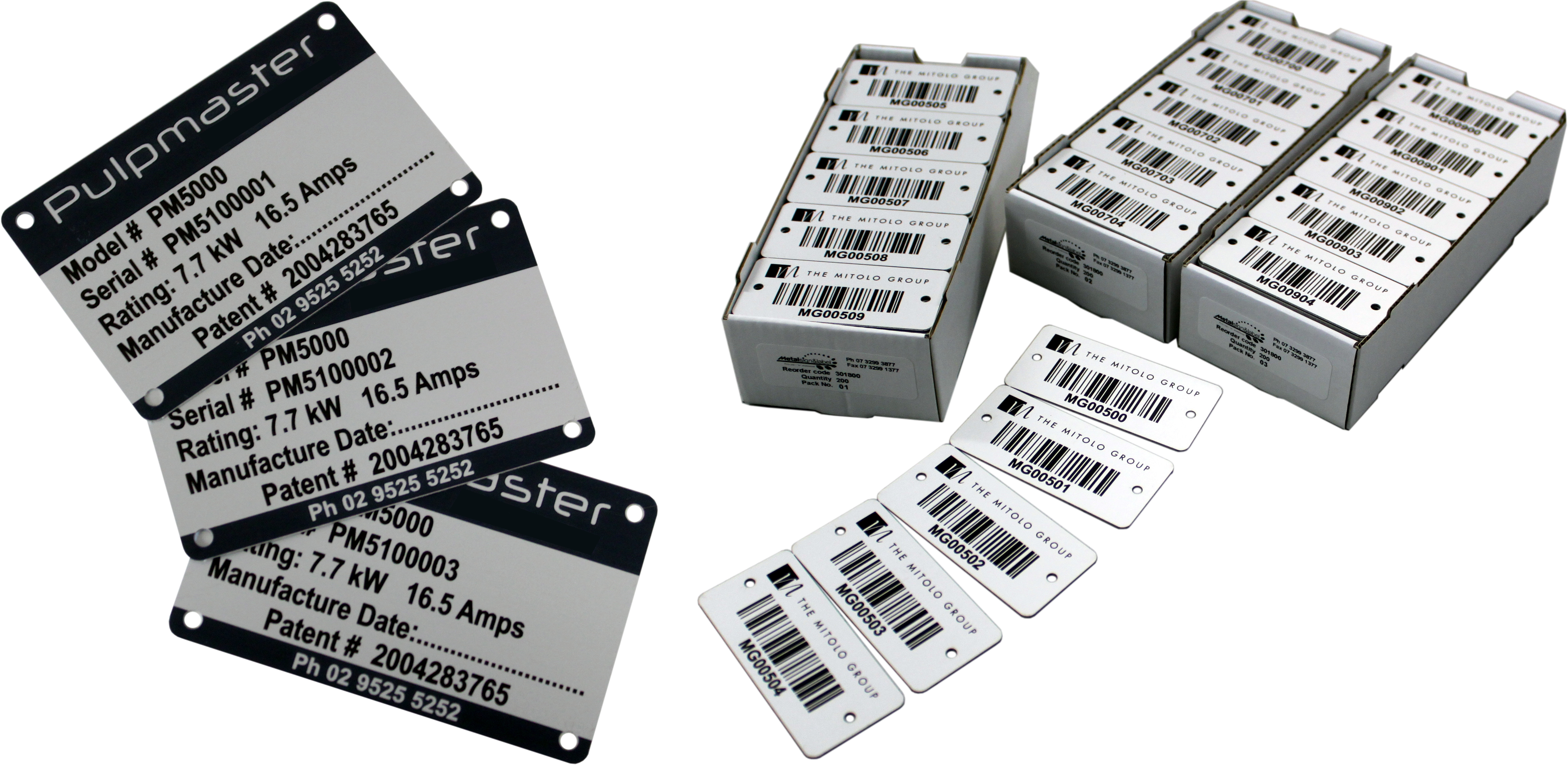 Asset-tags - Asset Tagging (4703x2271), Png Download
