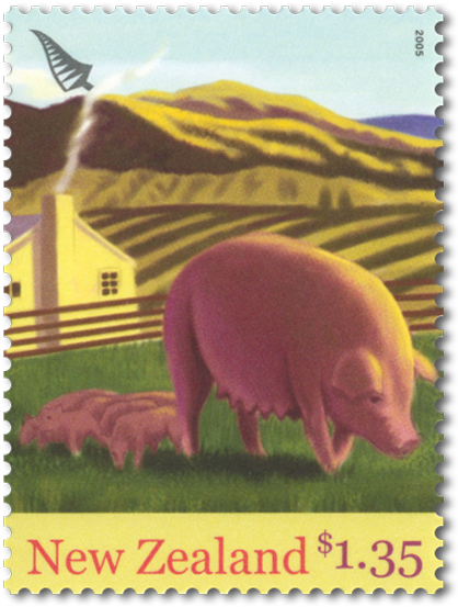 Single Stamp - New Zealand Animals Stamp (600x600), Png Download