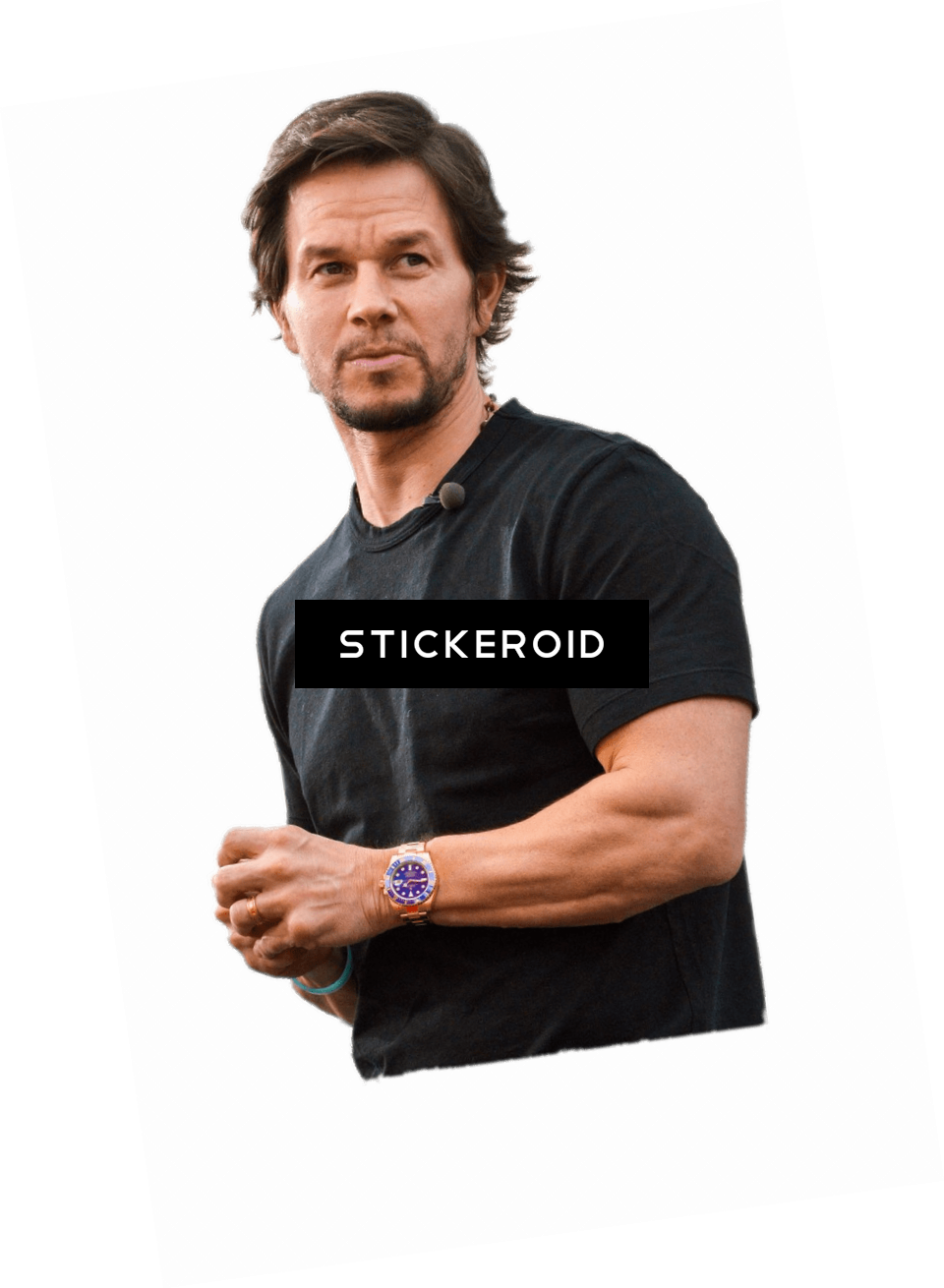 Christian Bale侧视图 - Christian Bale侧视图 - Set Of 6 Mark Wahlberg 1.25" Pinback Buttons, Flat (960x1310), Png Download