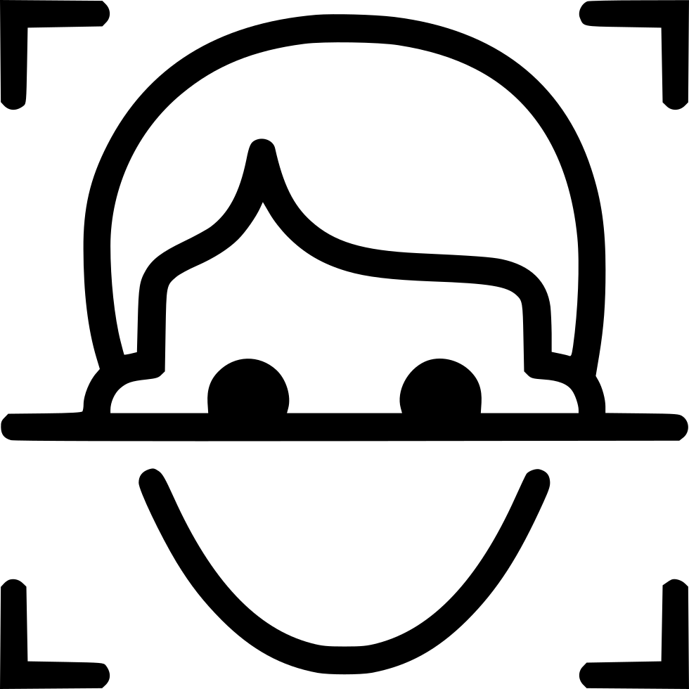 Png File Svg - Face Recognition Icon Png (980x980), Png Download
