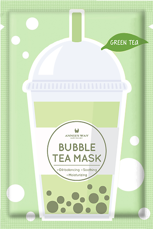 Annie's Way Bubble Tea Mask Black Tea (700x933), Png Download