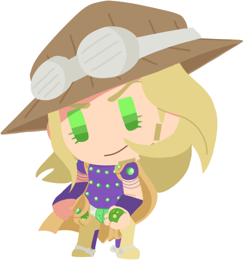 I Decided To Make Gyro In The Style Of Jojo Pita Pop - Sticker (607x543), Png Download