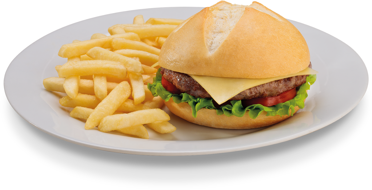 Além Disso, O Espaço Vai Oferecer Porções De Batata - Cheeseburger (1600x819), Png Download