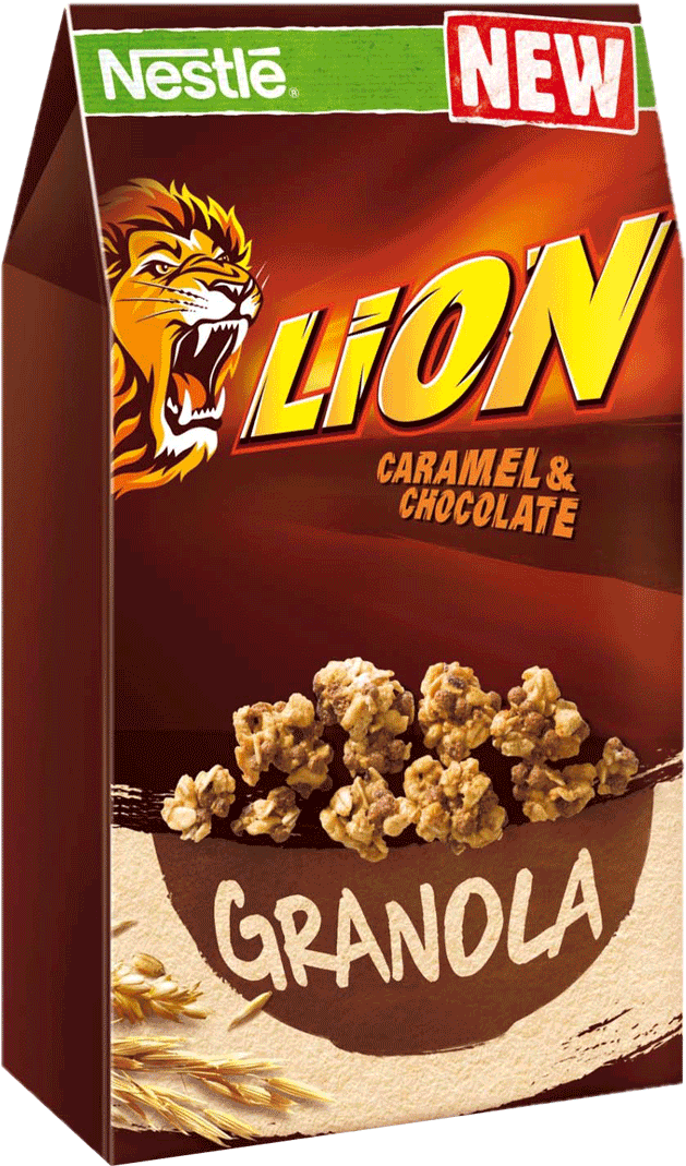 Nestle Lion Granola - Nestle Granola (820x1094), Png Download