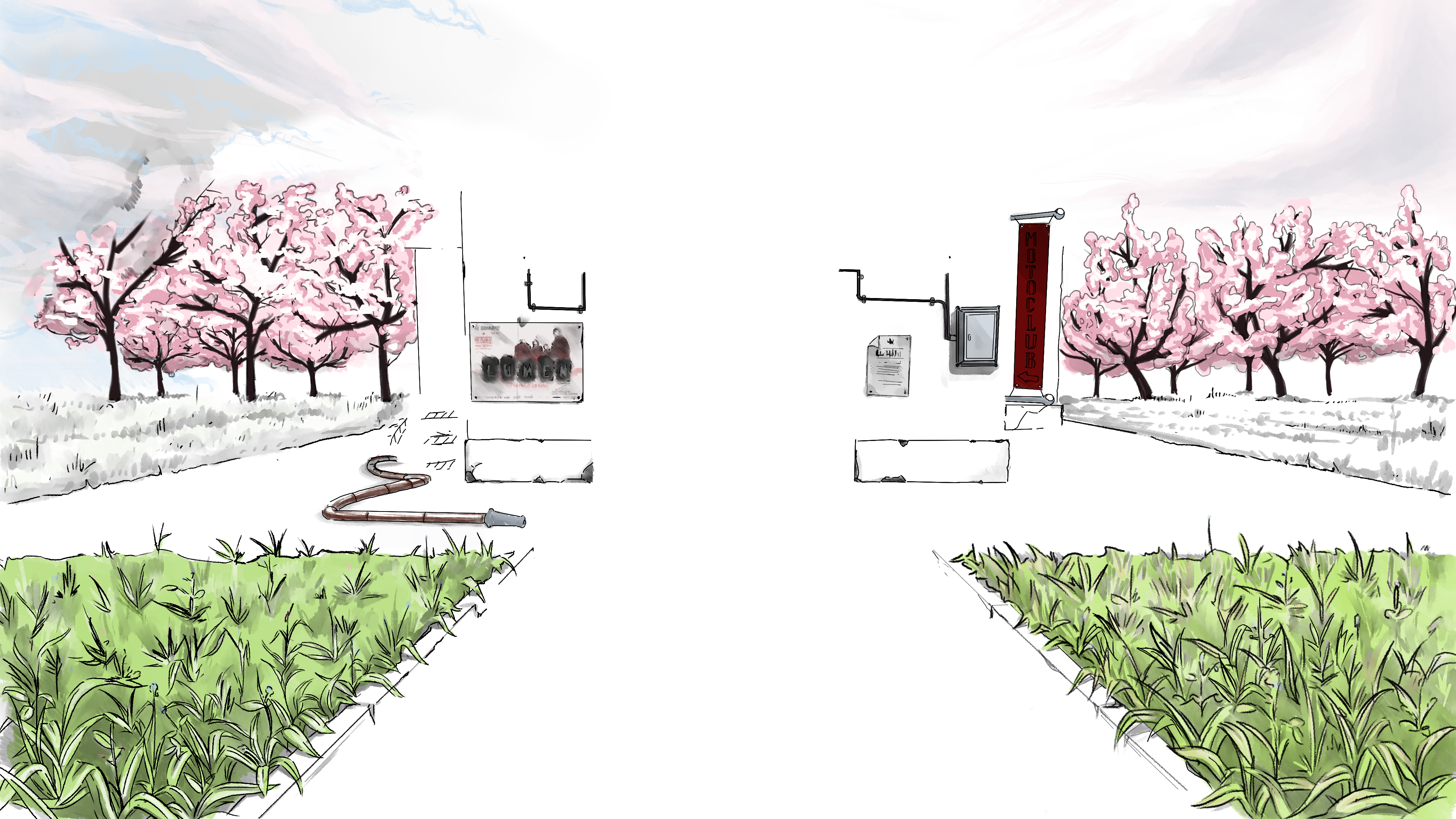 Bg Tree Shadow 1 - Illustration (3840x2160), Png Download