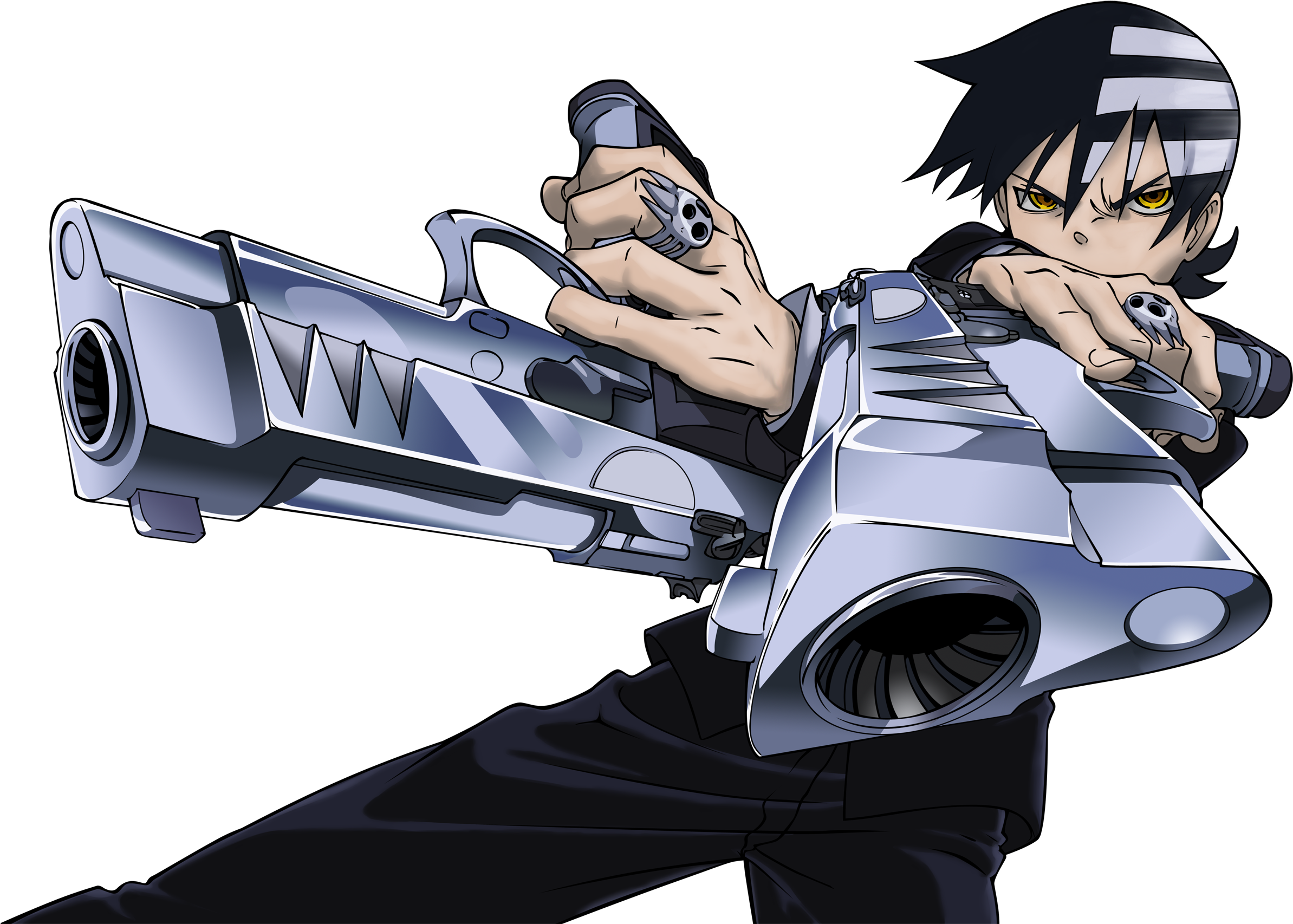 Download Png - Soul Eater Death The Kid (2500x1842), Png Download