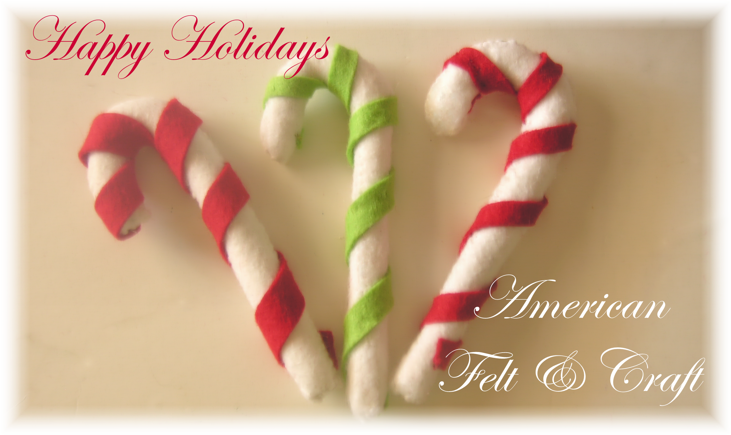 Happy Holidays - Candy Cane (2346x1401), Png Download