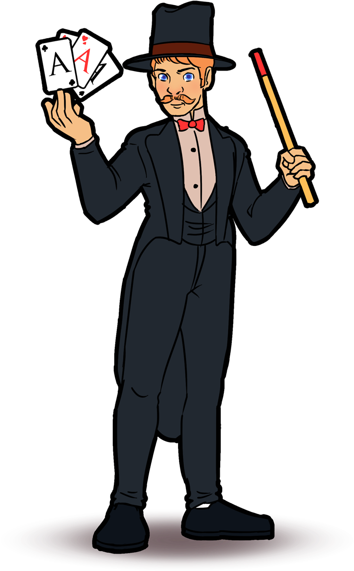 Magician5 Clipart - Magician Clipart Png (800x1264), Png Download
