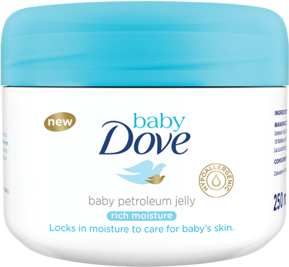 Dove Petroleum Jelly Rich Moisture 100ml (1500x1500), Png Download