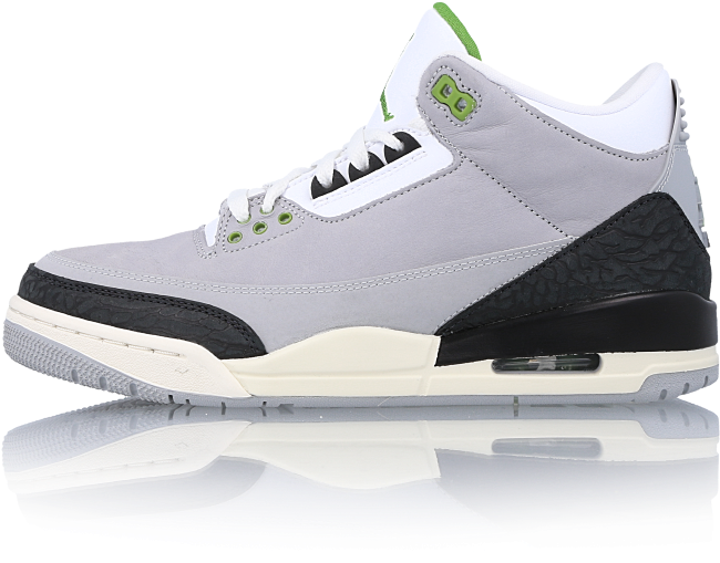 Air Jordan 3 Retro "air Trainer 1 Chlorophyll" - Air Jordan (1000x1000), Png Download