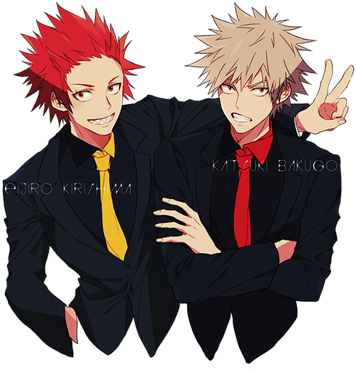#bakugou #kirishima #mha (600x579), Png Download