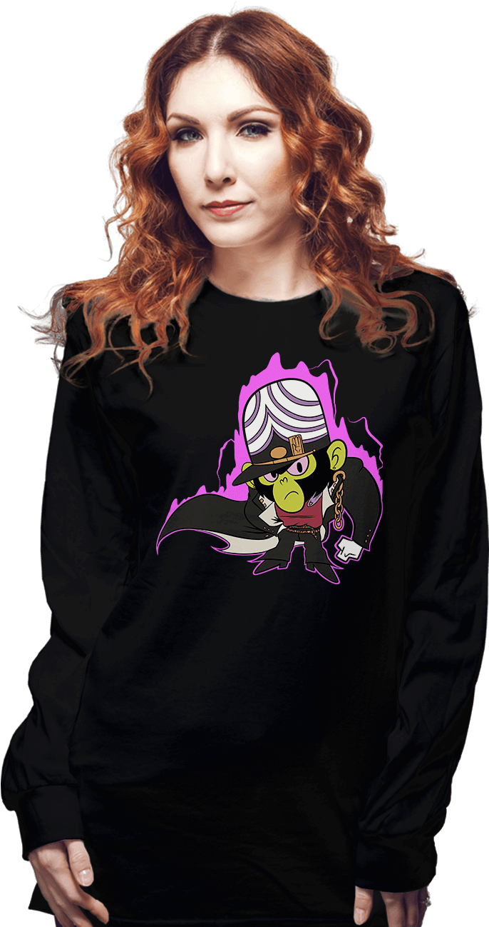 Mojo Jojo's Bizarre Adventure - Long Sleeve Shirtpunch (930x1300), Png Download