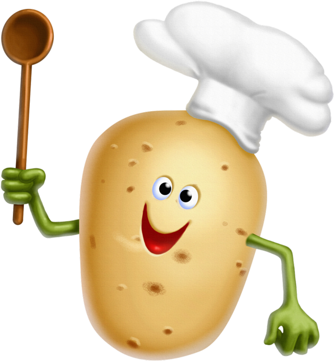 Kartoffel Kitchen Cartoon, Vegetable Cartoon, Cartoon - Clipart Kartoffeln (728x800), Png Download